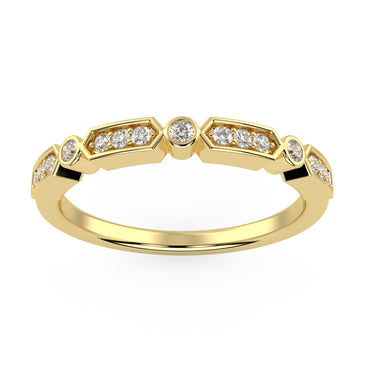 Voyager Ring in White Gold in 10K Gold (0.11 Ct. Tw.)