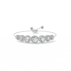 Pleiades 14K White Gold Bolo Bracelet (5.00 Ct. Tw.)