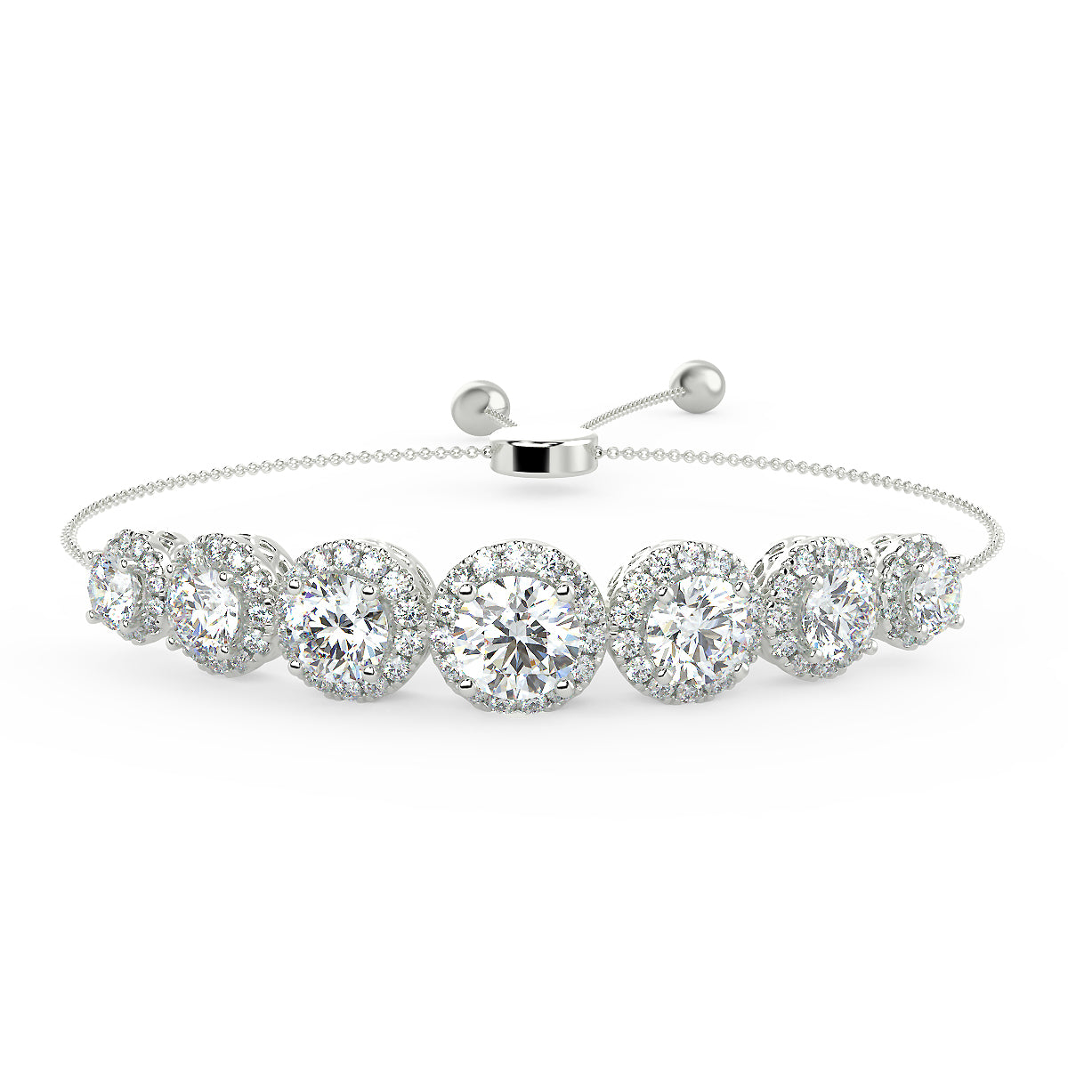 Pleiades 14K White Gold Bolo Bracelet (5.00 Ct. Tw.)