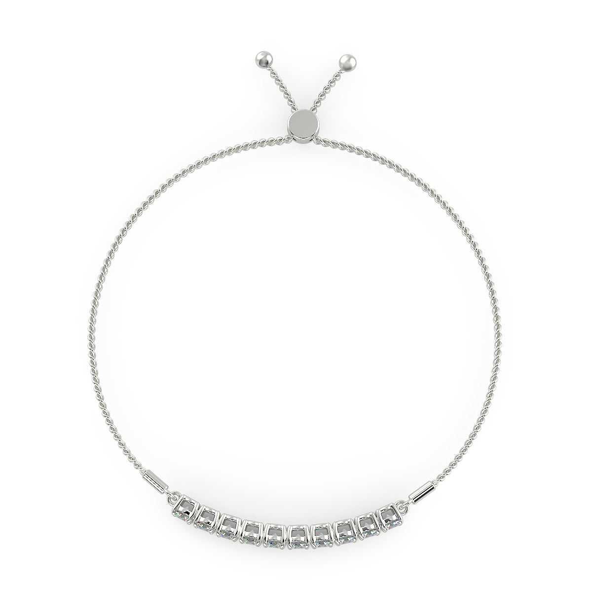 River of Light Bracelet in 14K White Gold (1.00 Ct. Tw.)