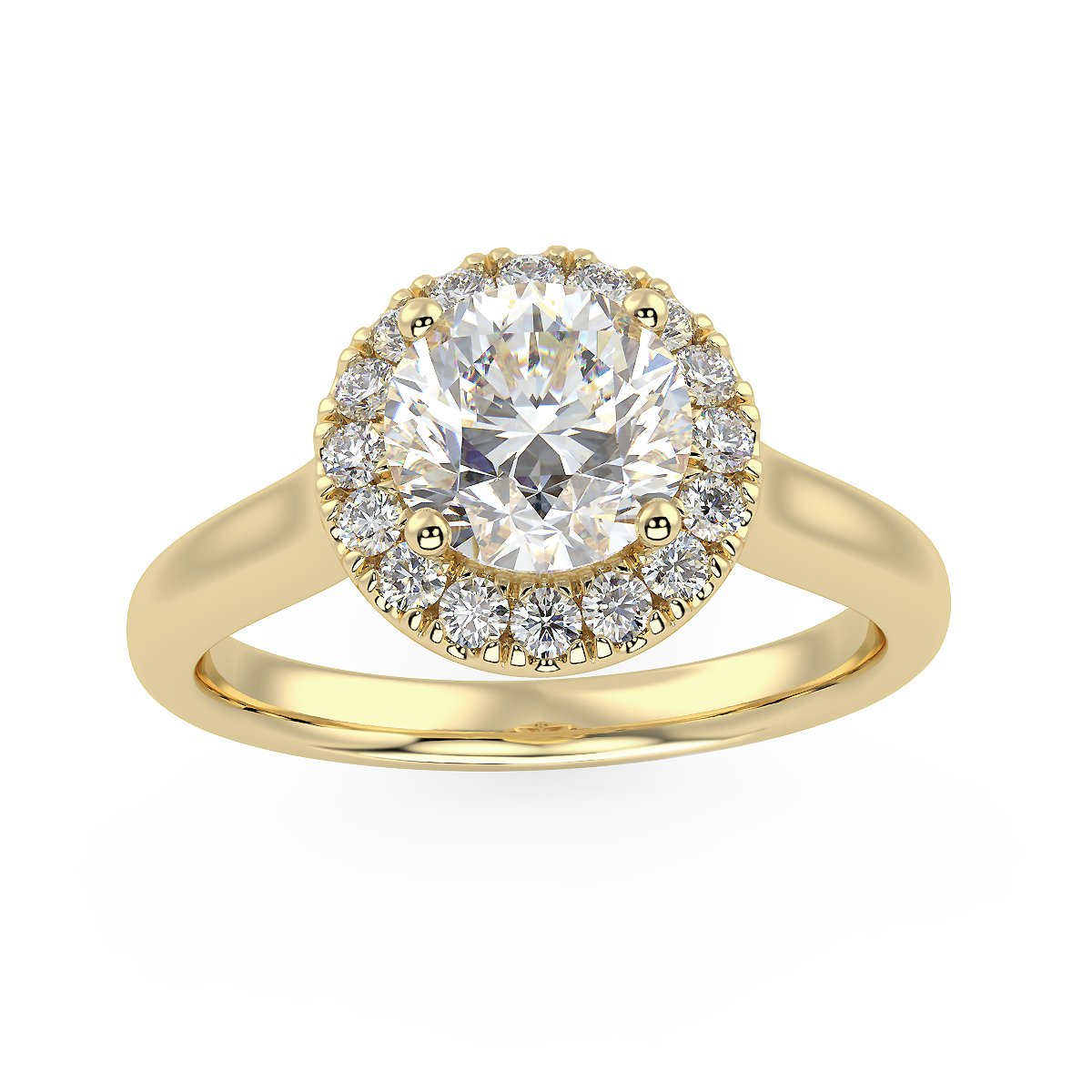 Rigel Engagement Ring in Yellow Gold