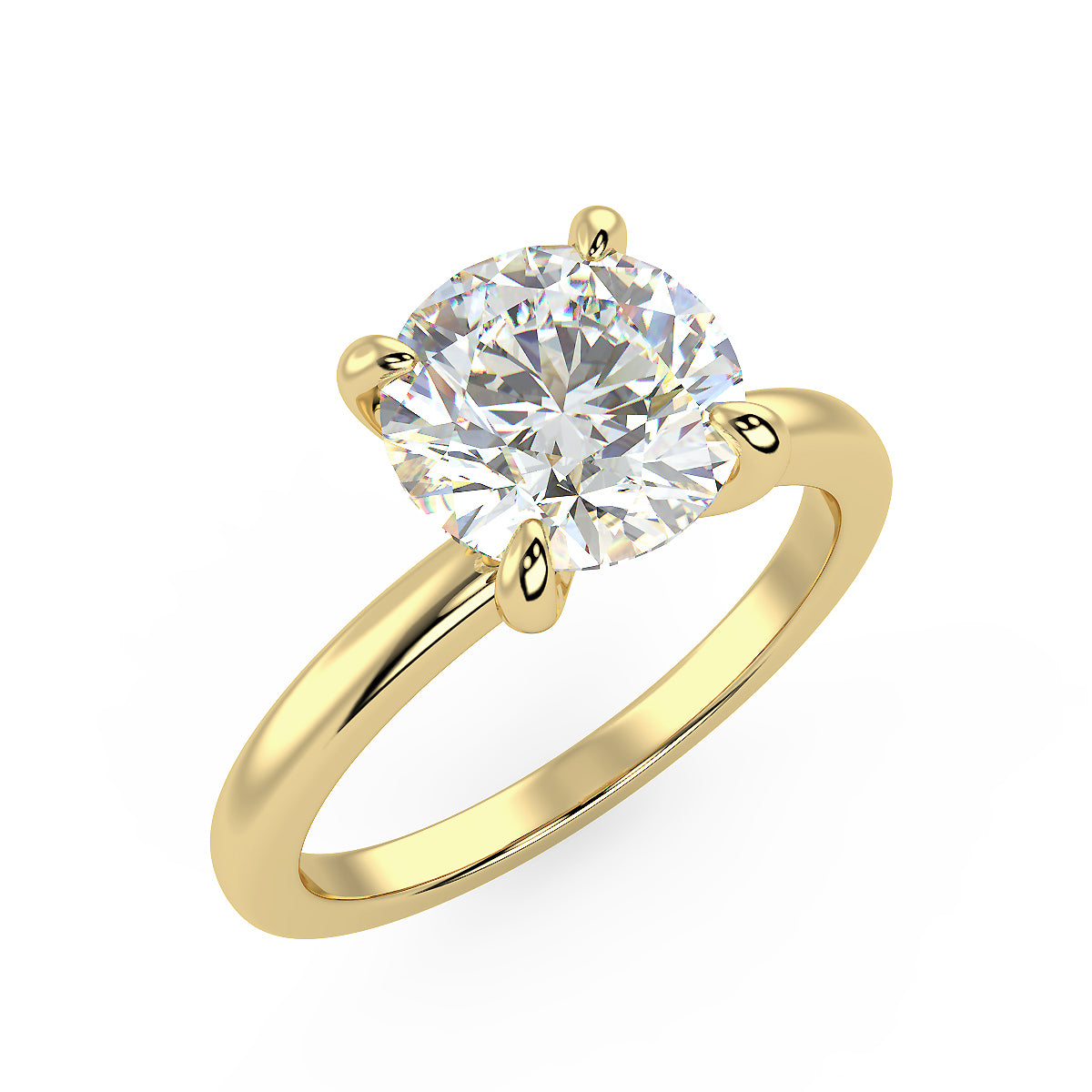 Sirius Engagement Ring in Yellow Gold