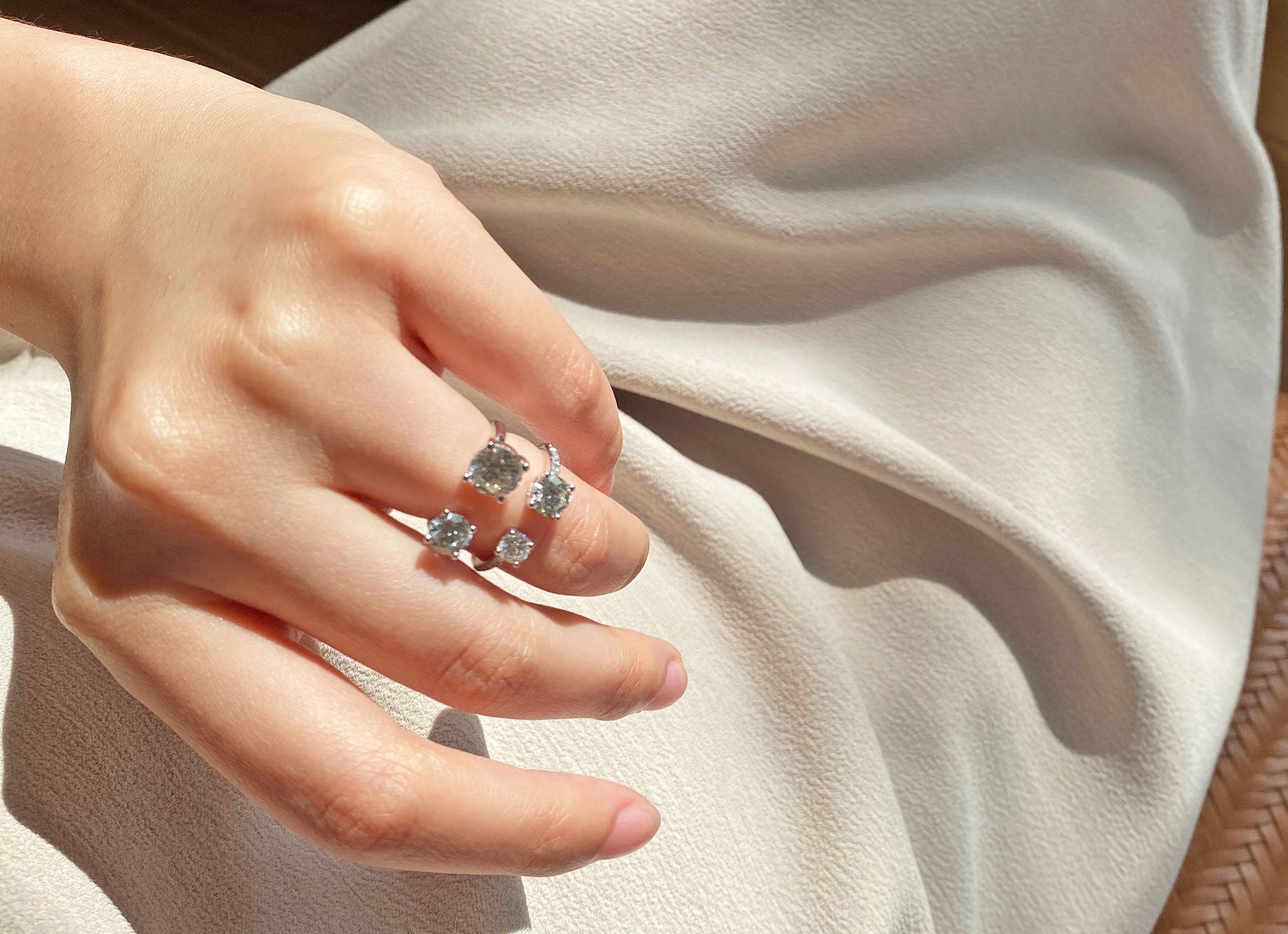 Toi et Moi: Romantic Two-Stone Engagement Rings