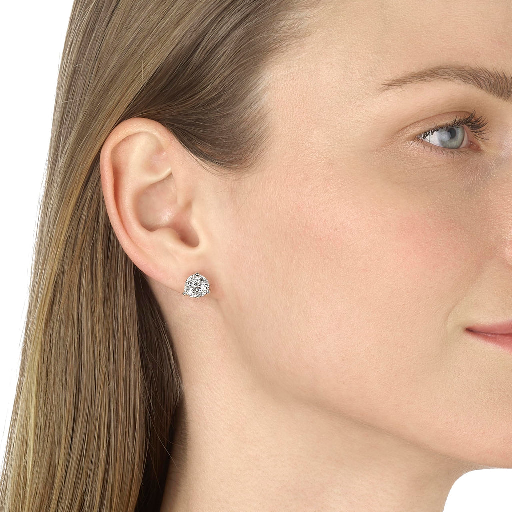 Martini Studs in 14K Gold [1.50 - 4.00 Ct. Tw.]