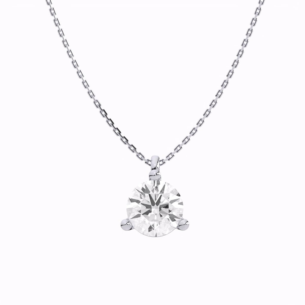Round Martini Necklace in 14K Gold [1.50 Ct. Tw.]
