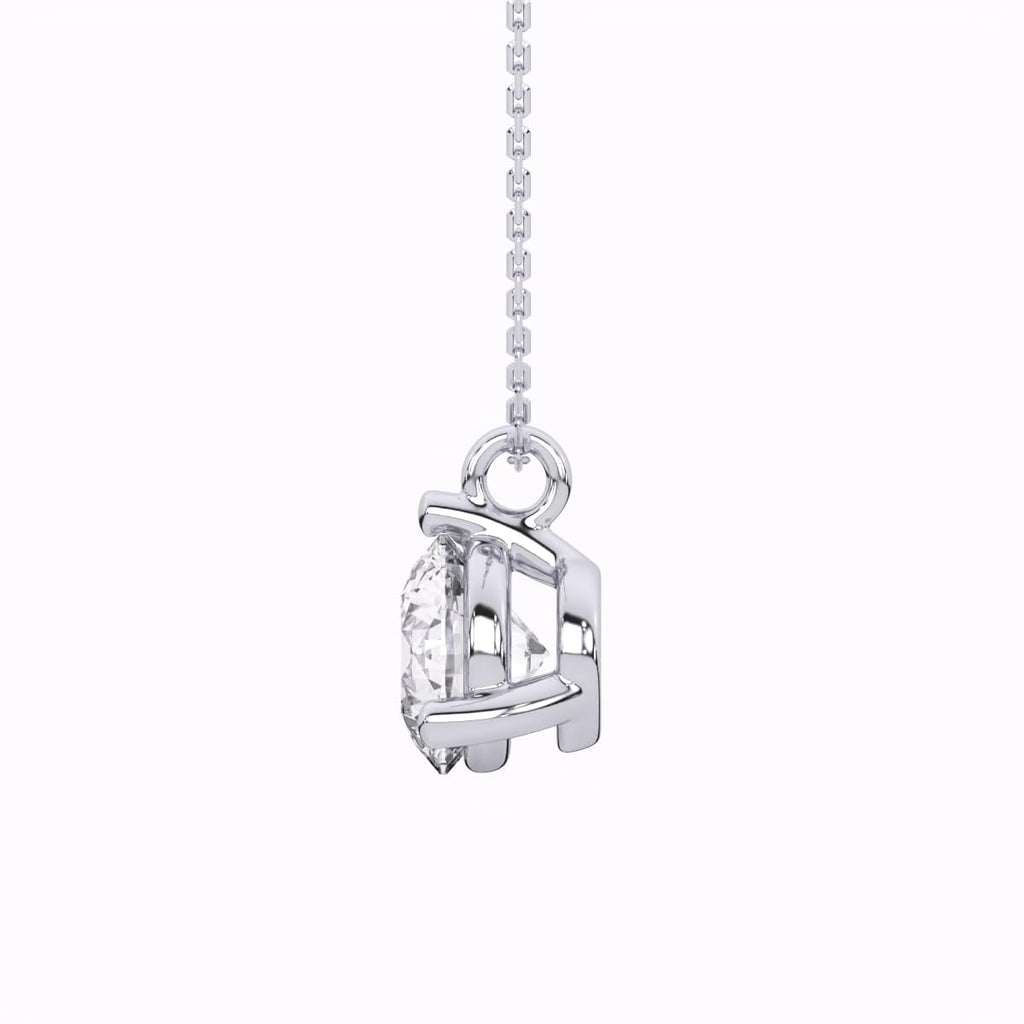 Round Martini Necklace in 14K Gold [1.50 Ct. Tw.]