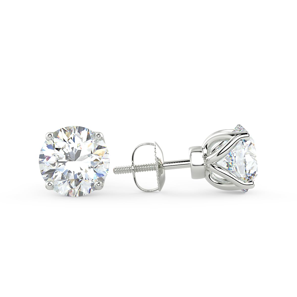 IGI Certified Lab Grown Diamond Stud Earrings