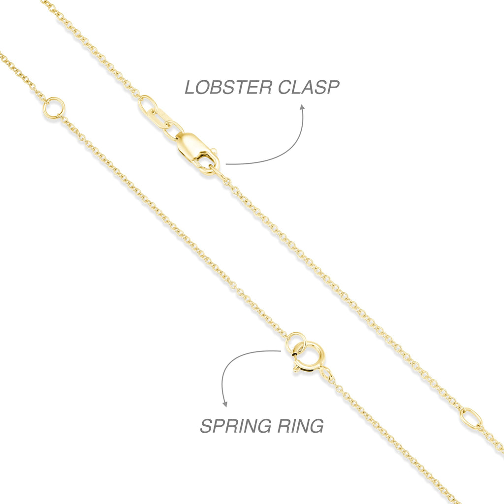 Round Bezel Necklace in 14K Gold [0.50 - 3.00 Ct. Tw.]