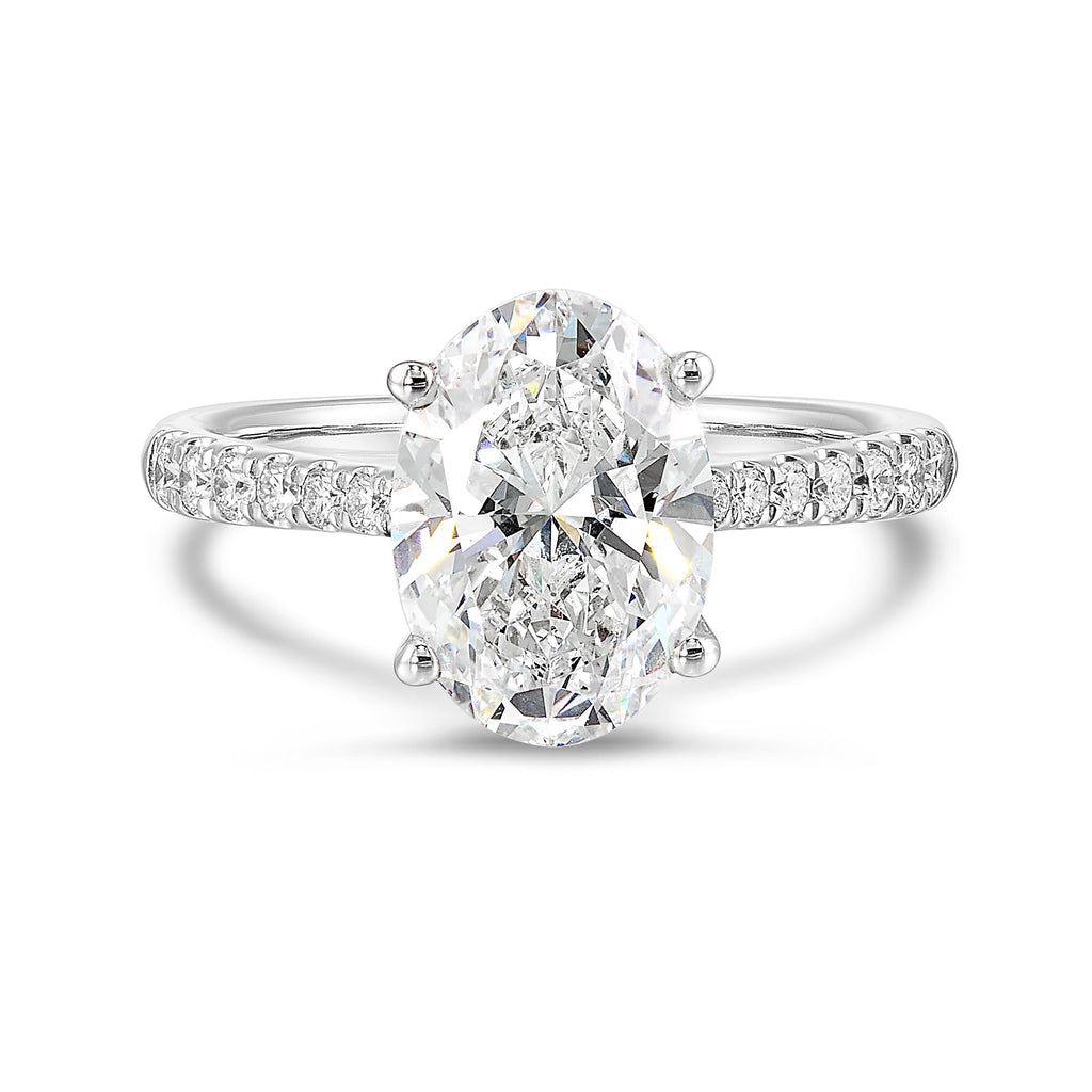 IGI Certified Lab Grown Diamond Engagement Ring [3.25 Ct. Tw.]
