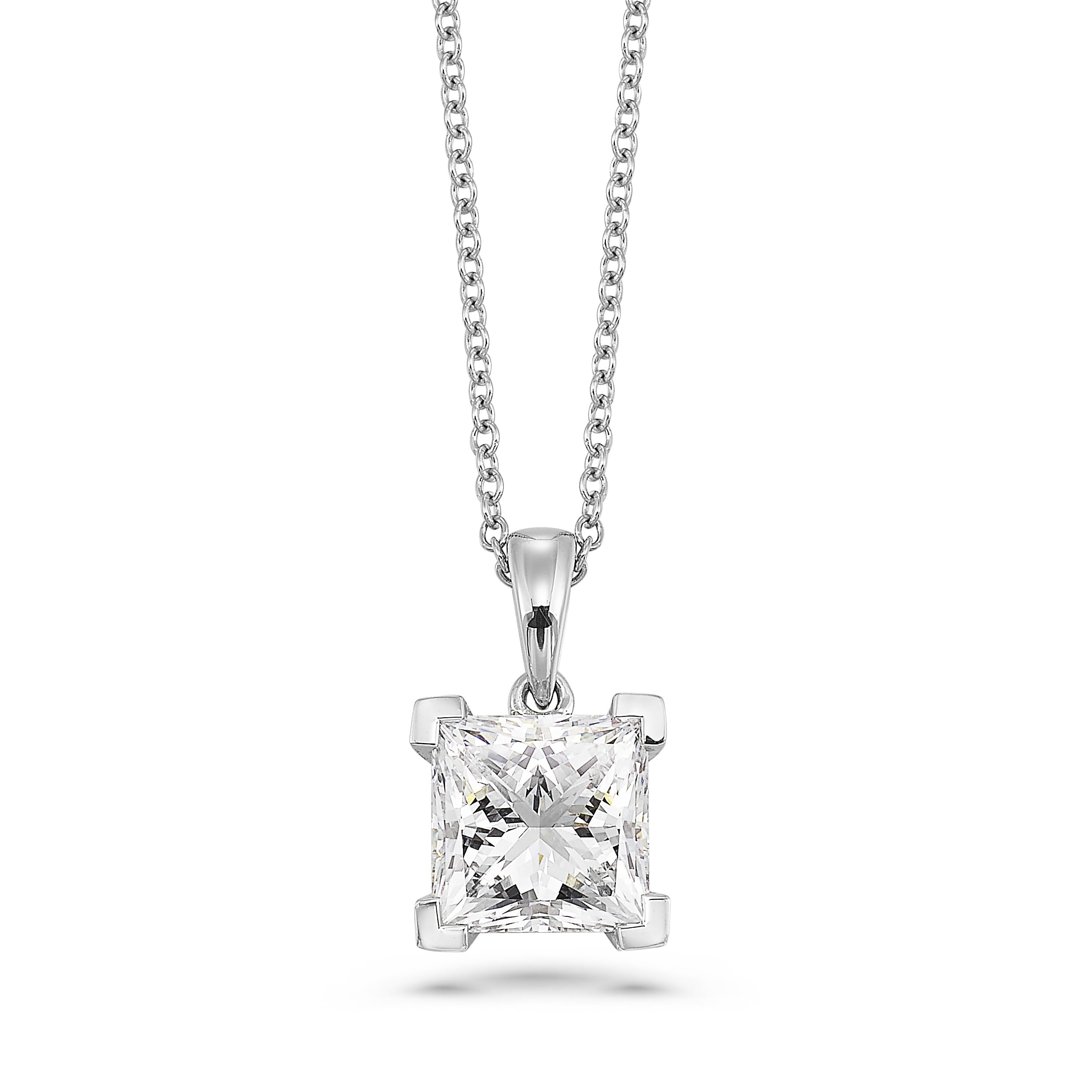 IGI Certified Lab Grown Diamond Pendant Necklace