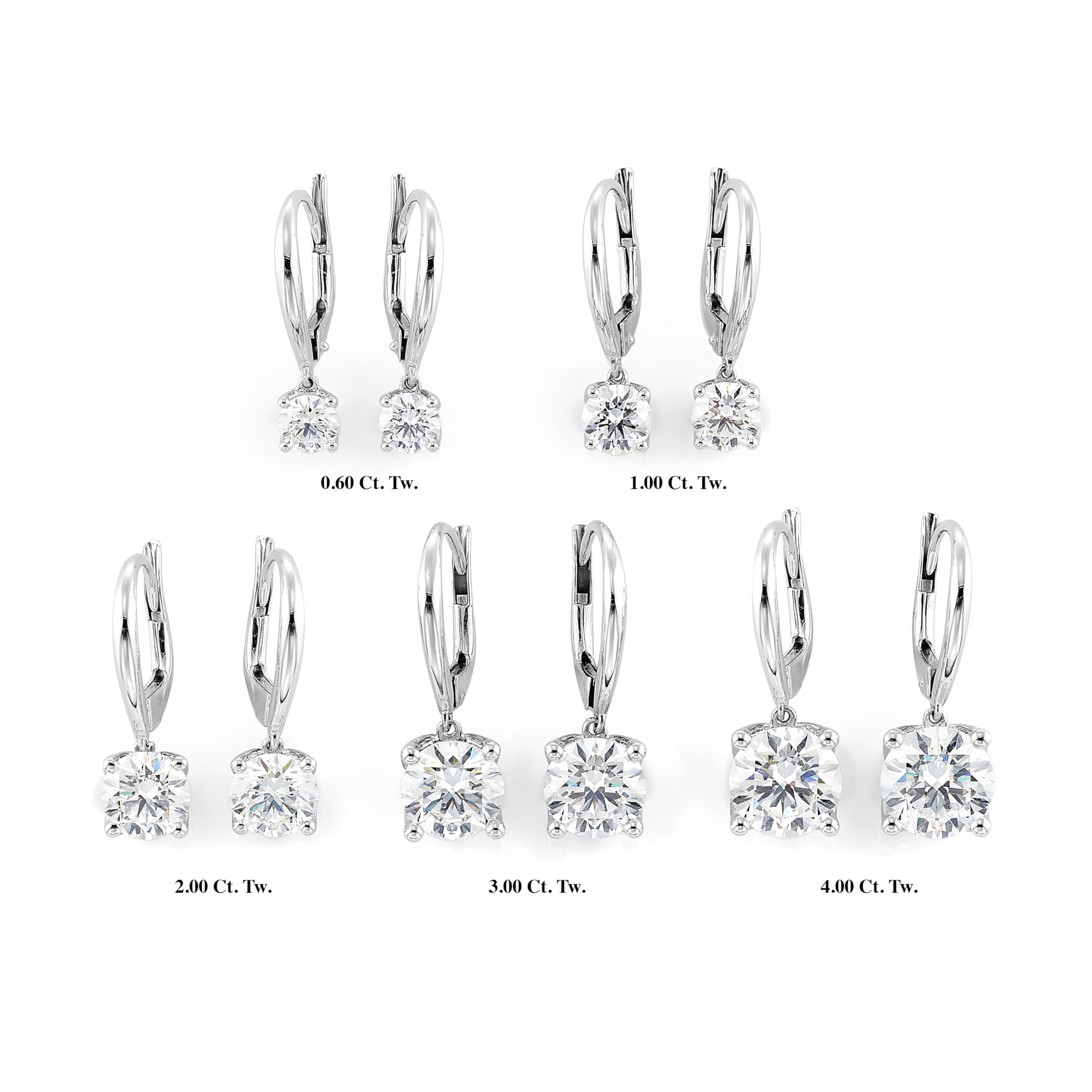 Lab Grown Diamond Dangle Drop Earrings in Premium Gold Jewelry