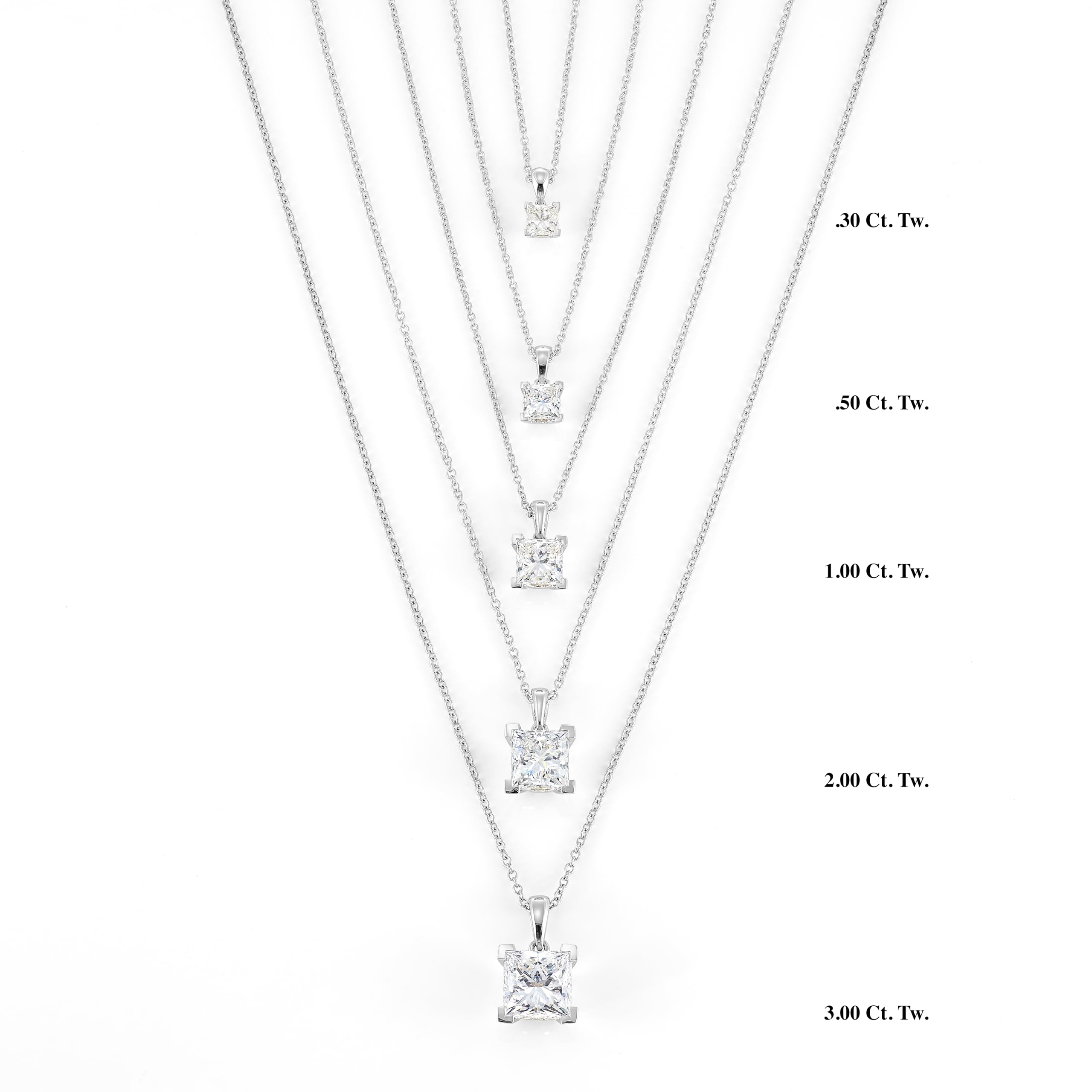 IGI Certified Lab Grown Diamond Pendant Necklace