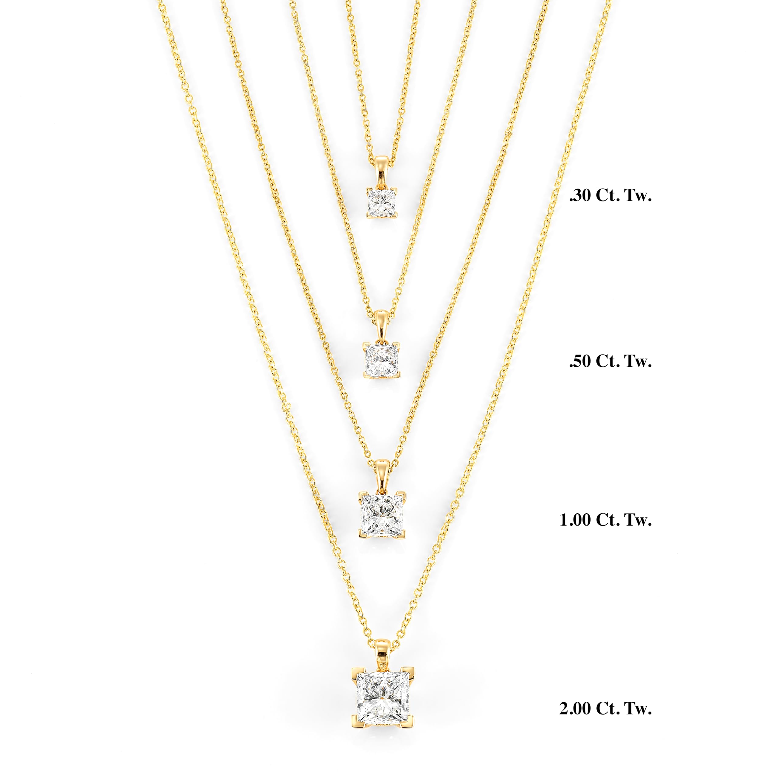 IGI Certified Lab Grown Diamond Pendant Necklace