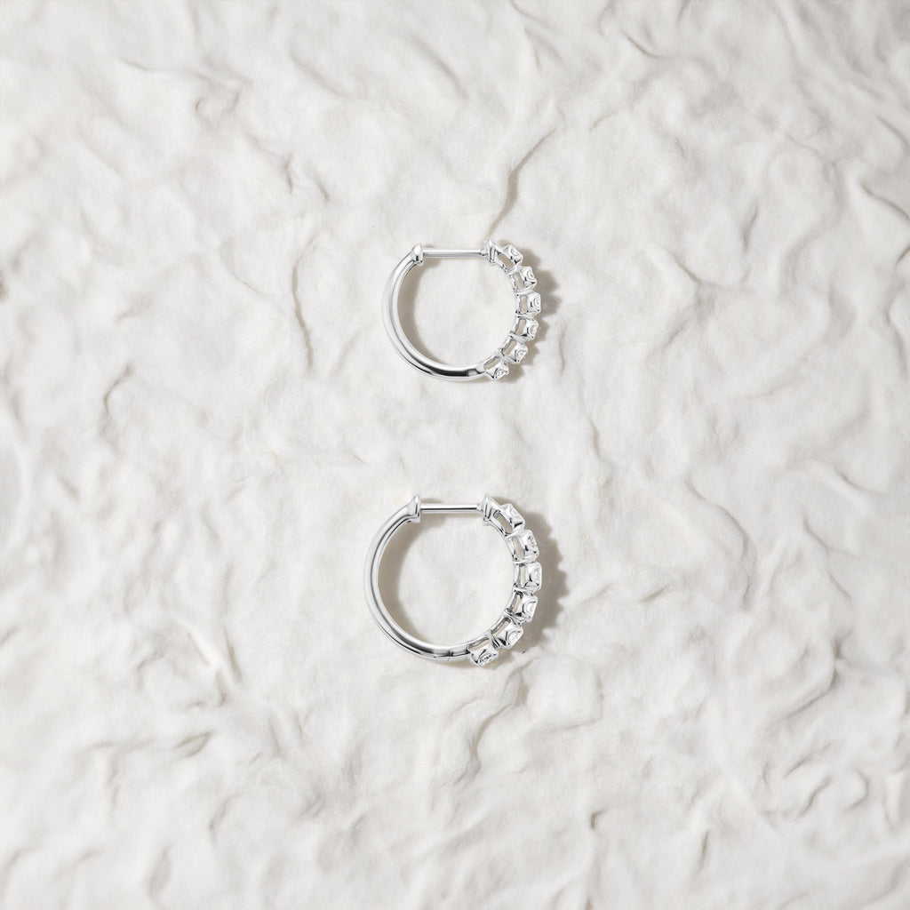 Huggie Hoop Earrings in 10K Gold [0.33 - 0.50 Ct. Tw.]