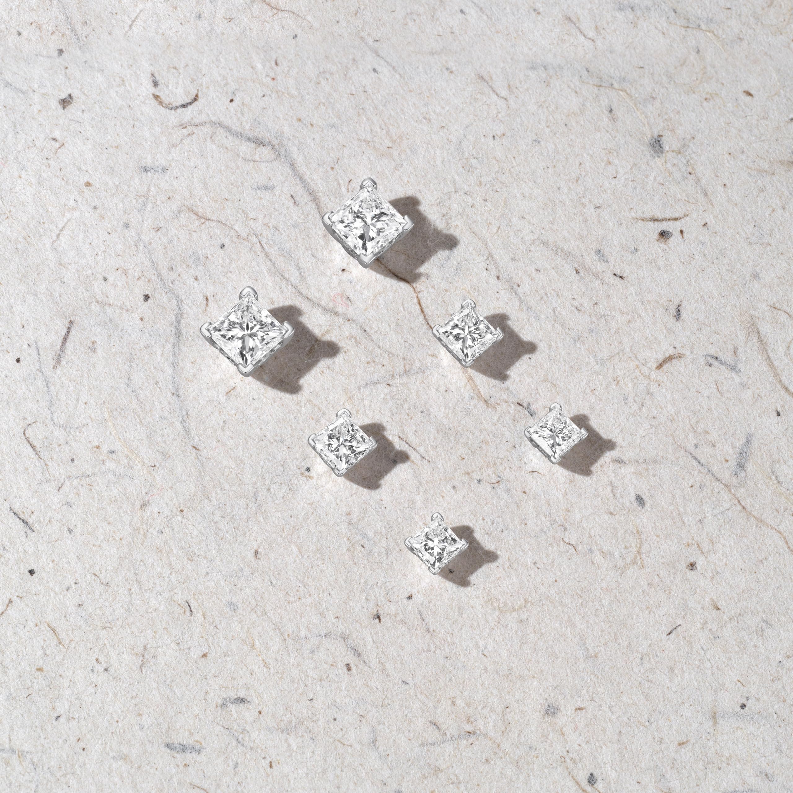 IGI Certified Lab Grown Diamond Stud Earrings