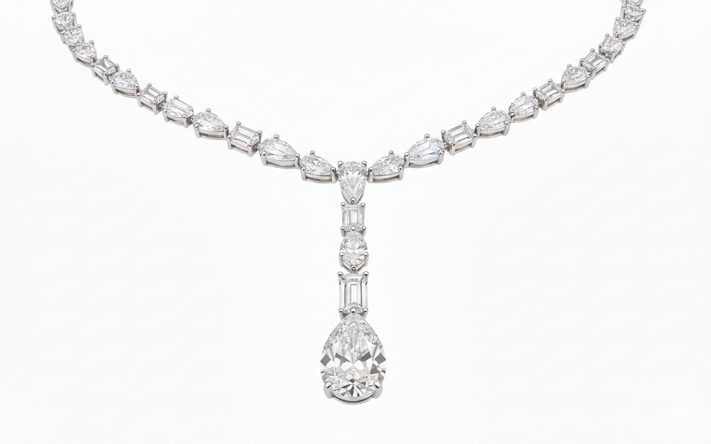 Celestia Cascade Diamond Y-Necklace
