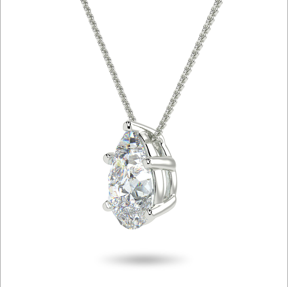 Sirius Pear Necklace - Yellow Gold - Multiple Sizes