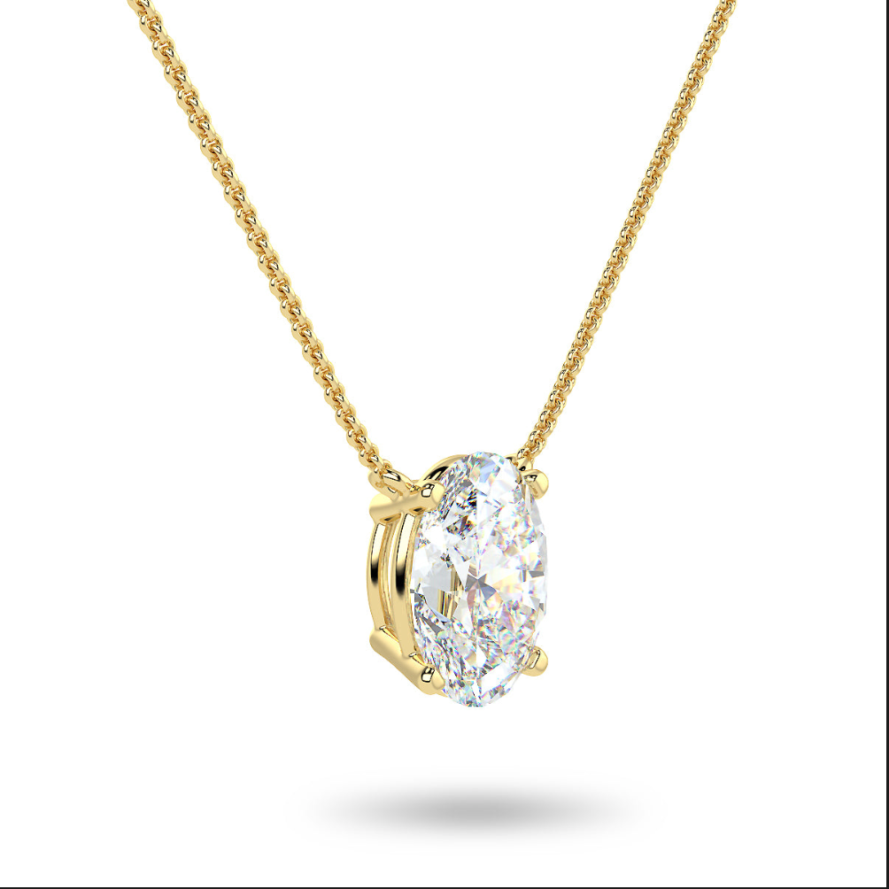 Midnight Oval Necklace - Multiple Sizes