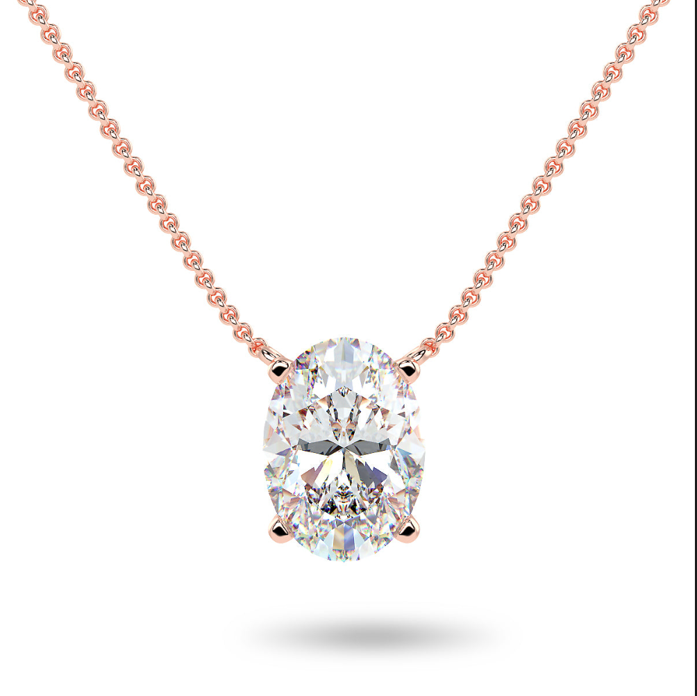 Midnight Oval Necklace - Multiple Sizes