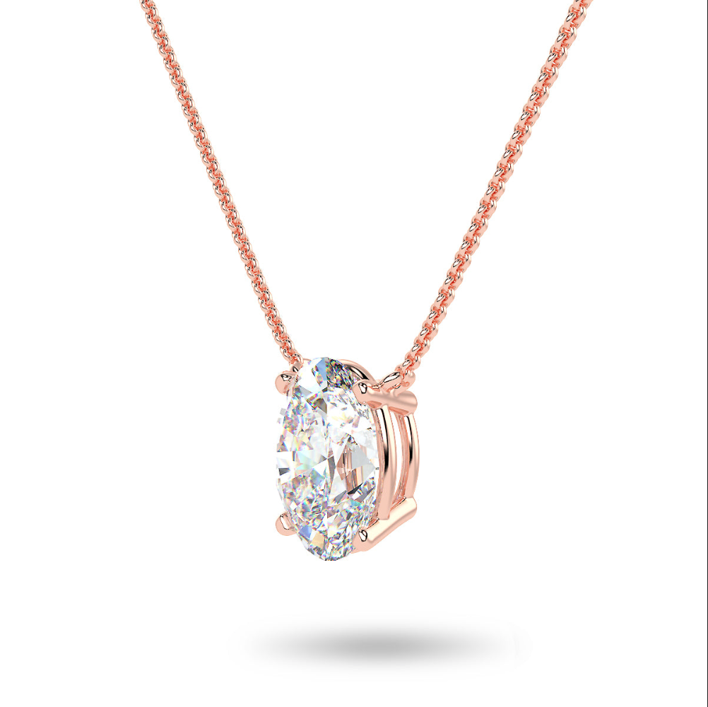 Midnight Oval Necklace - Multiple Sizes