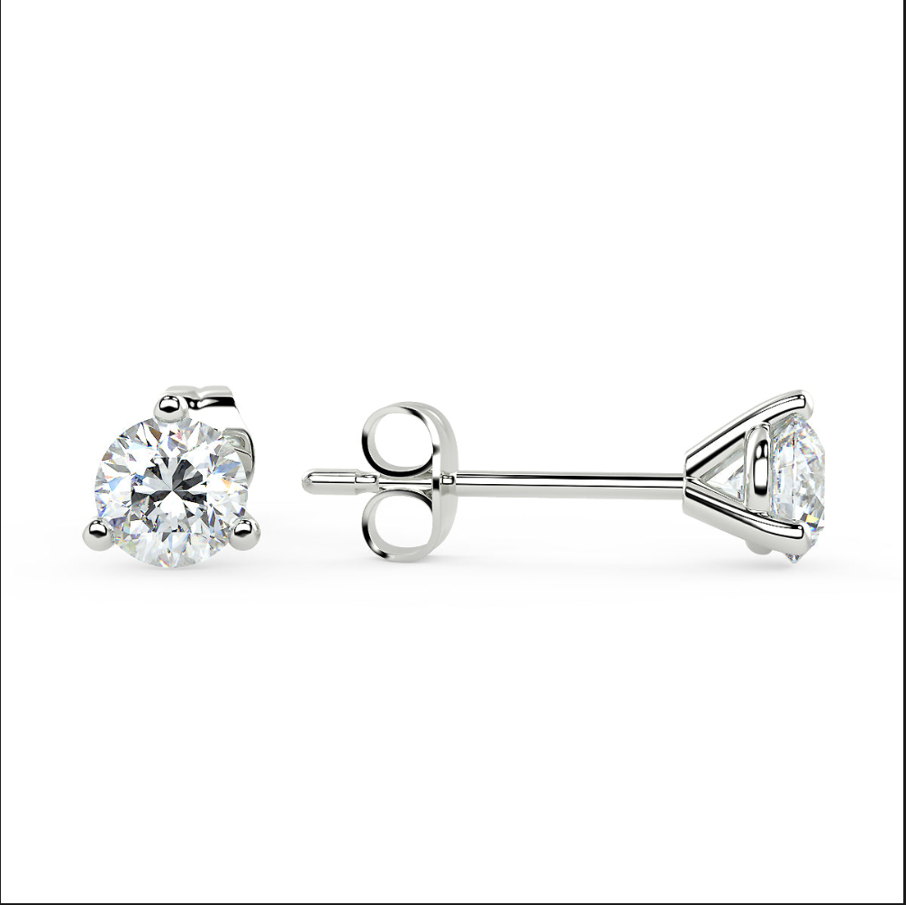 Sirius Martini Stud Earrings - Multiple Sizes