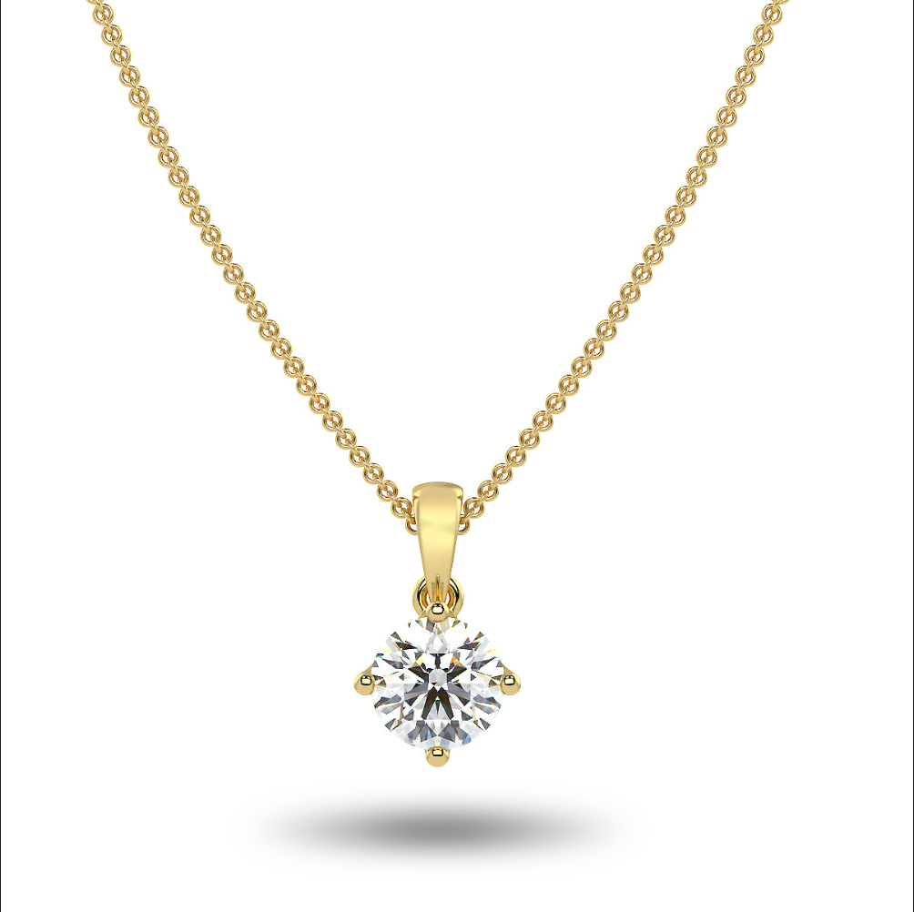 Sirius Solitaire Necklace - Multiple Sizes