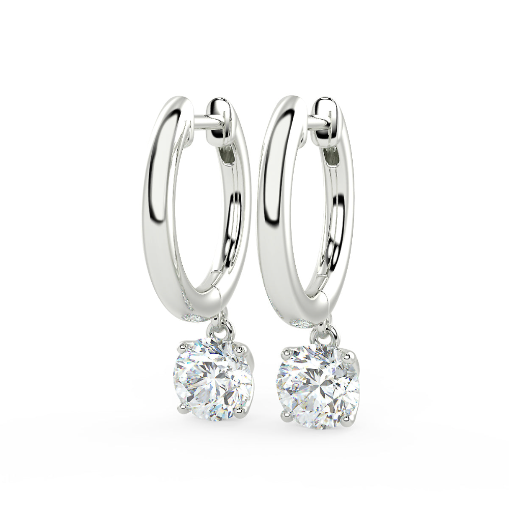 Sirius Drop Huggies (1.00 Ct. Tw.)