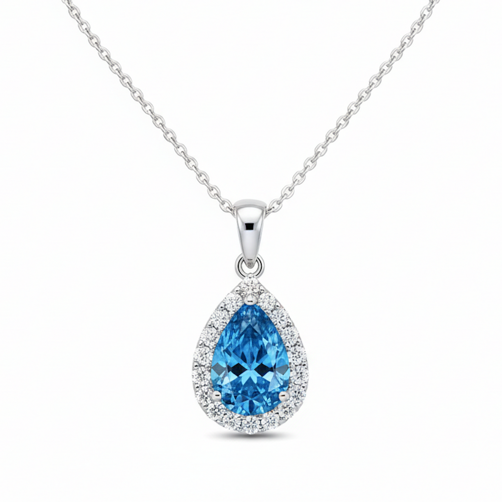 The Blue Zenith Halo Pendant
