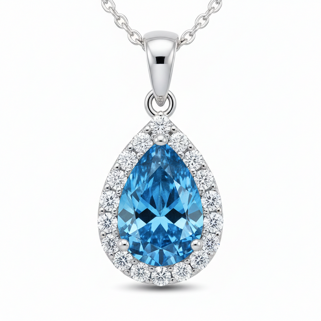 The Blue Zenith Halo Pendant