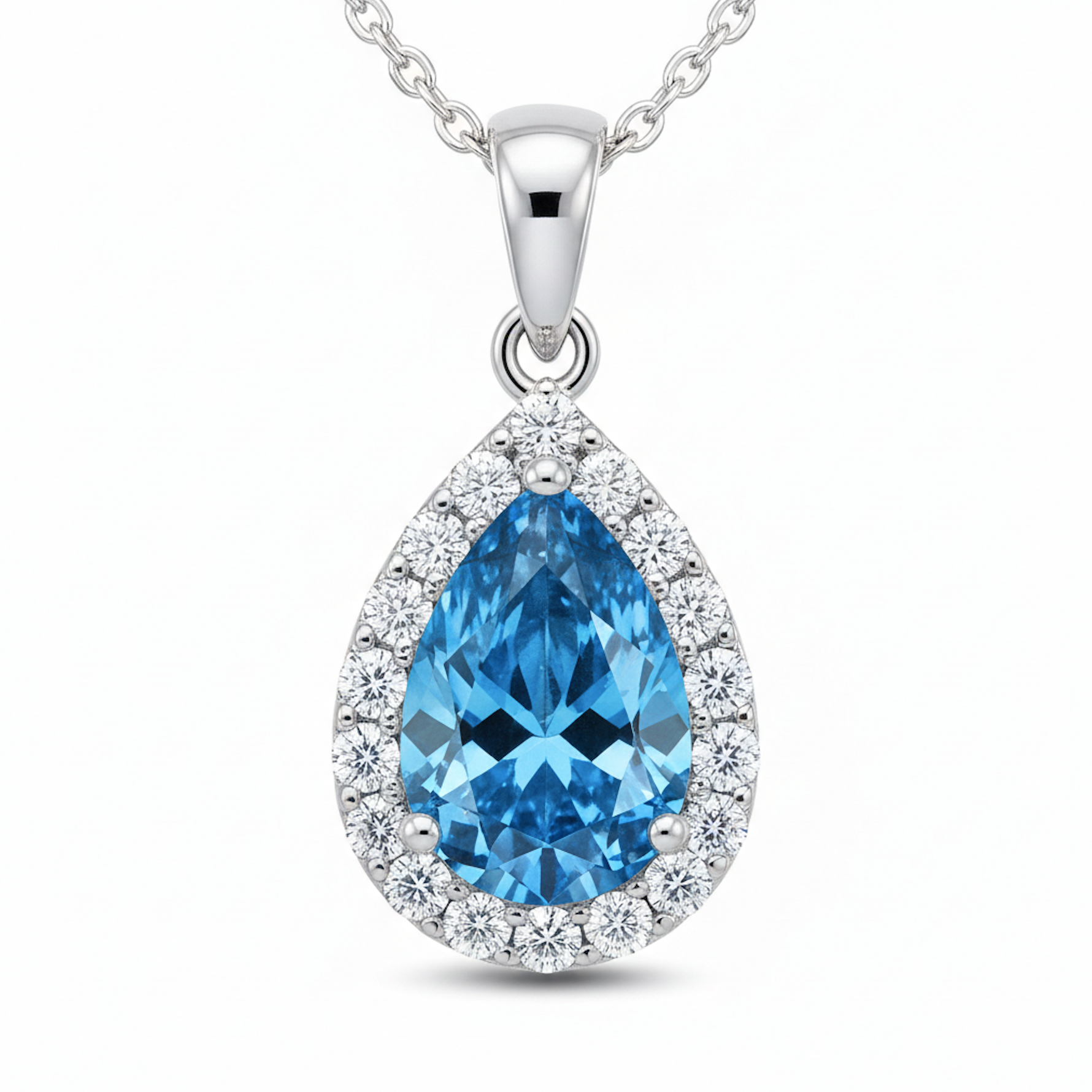 The Blue Zenith Halo Pendant