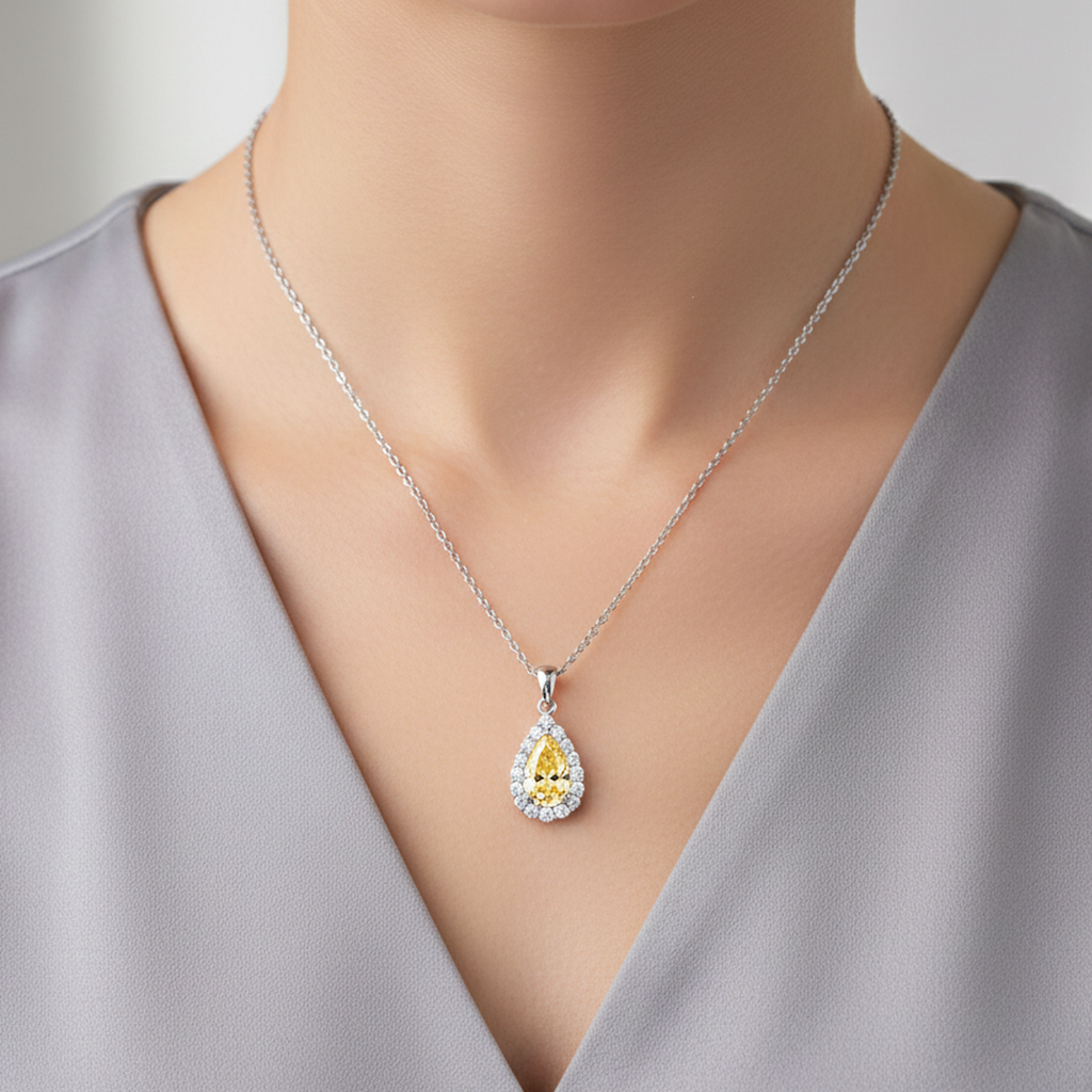 The Solara Halo Pendant