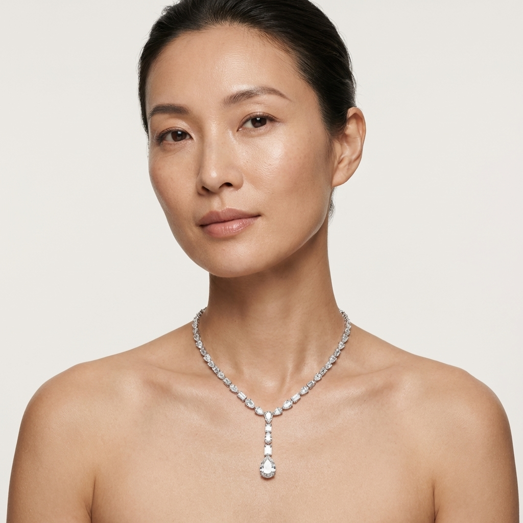 Celestia Cascade Diamond Y-Necklace