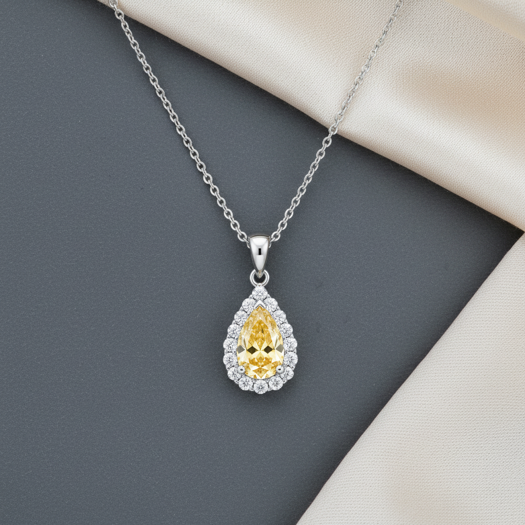 The Solara Halo Pendant