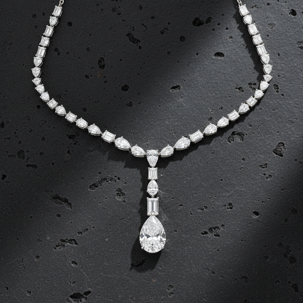 Celestia Cascade Diamond Y-Necklace