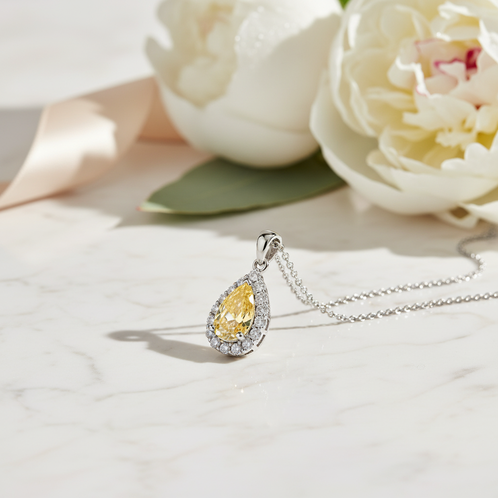 The Solara Halo Pendant