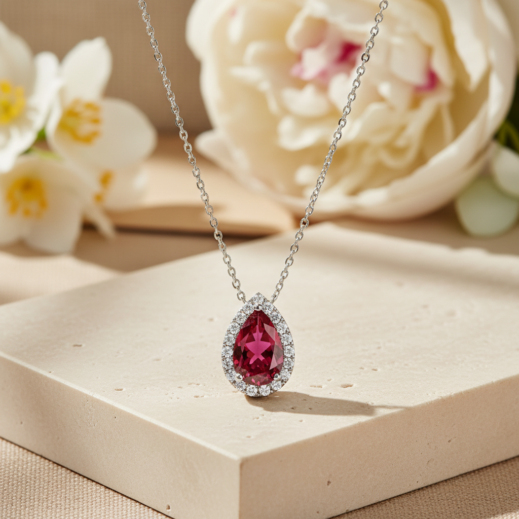 The Crimson Supernova Pendant