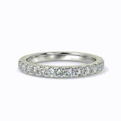 River of Light Band in White Gold (1.05 Ct. Tw.)