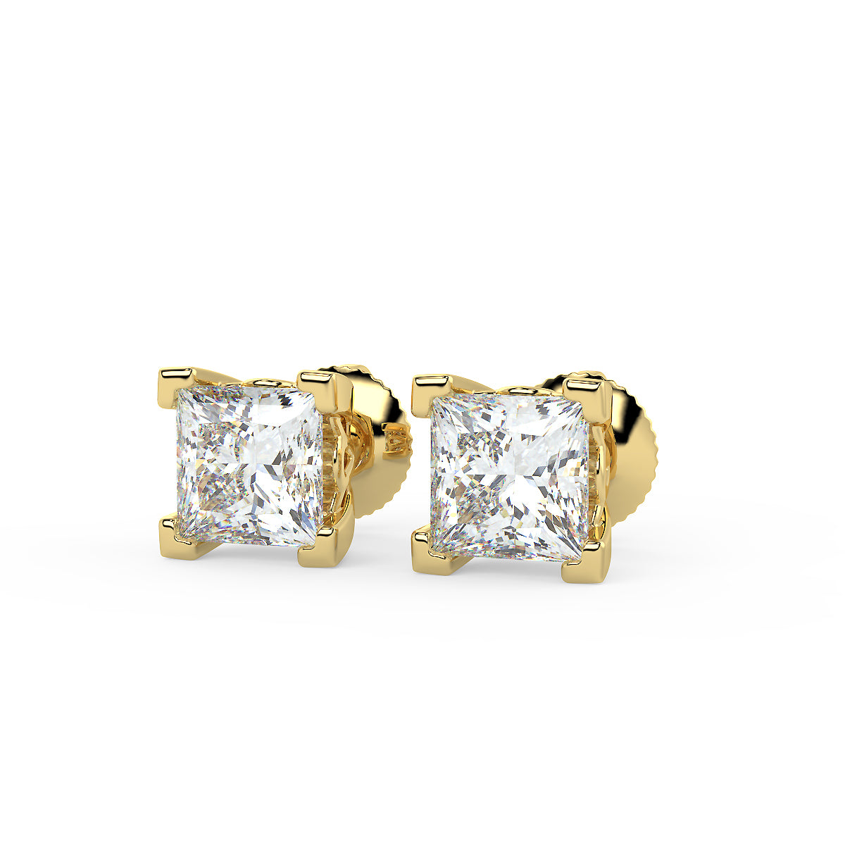 Sirius Princess Stud Earrings - Multiple Sizes