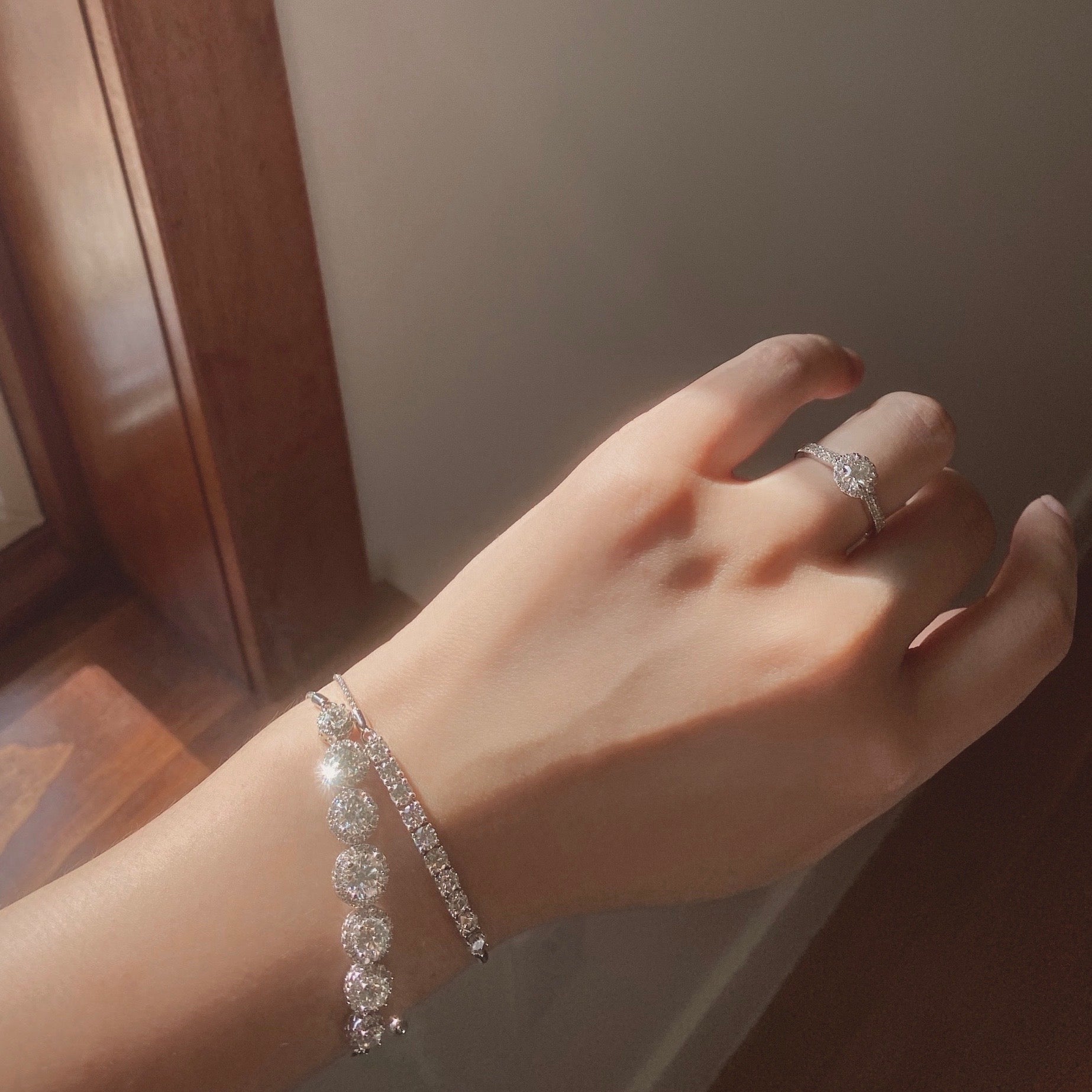 River of Light Bracelet in 14K White Gold (1.00 Ct. Tw.)