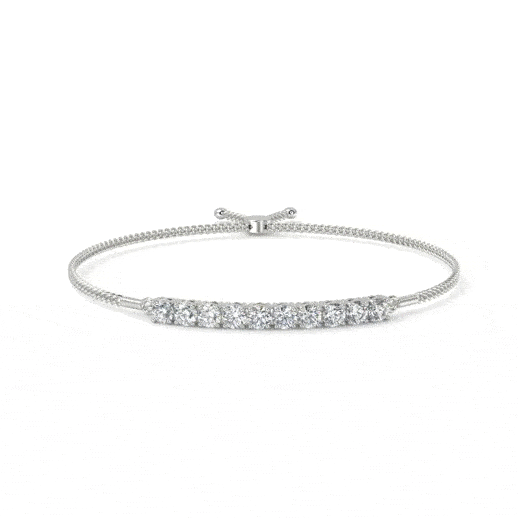 River of Light Bracelet in 14K White Gold (1.00 Ct. Tw.)
