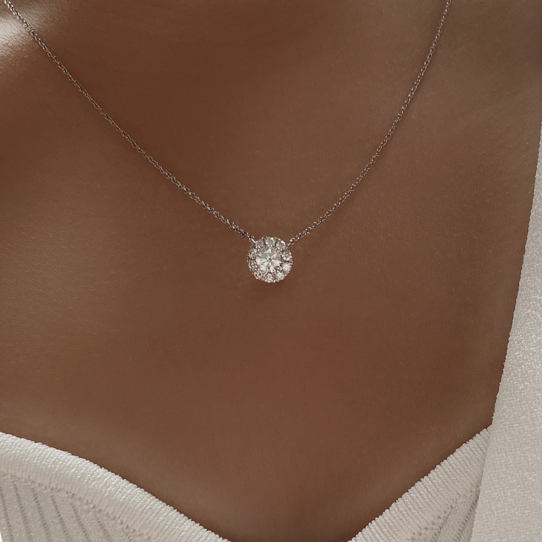 Mira Necklace - White Gold (0.53 Ct. Tw.)