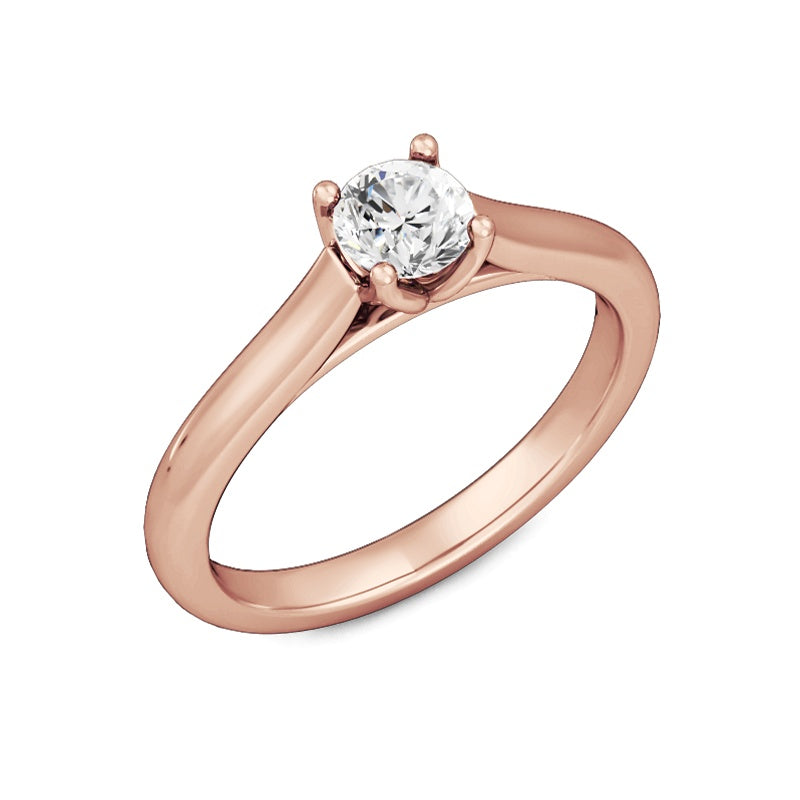 Miranda Diamond Solitaire in 10K Gold (0.50 Ct.)