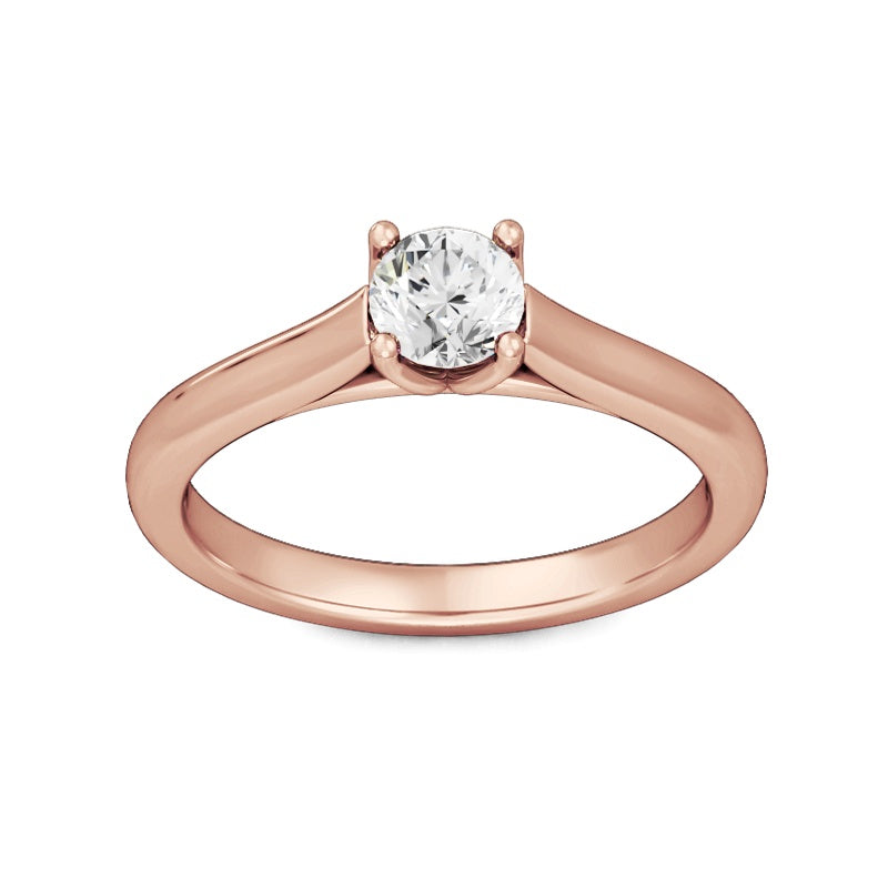 Miranda Diamond Solitaire in 10K Gold (0.50 Ct.)