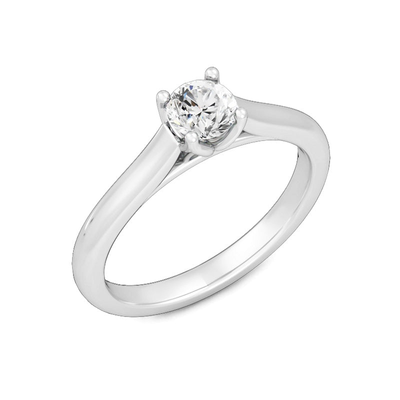 Miranda Diamond Solitaire in 10K Gold (0.50 Ct.)