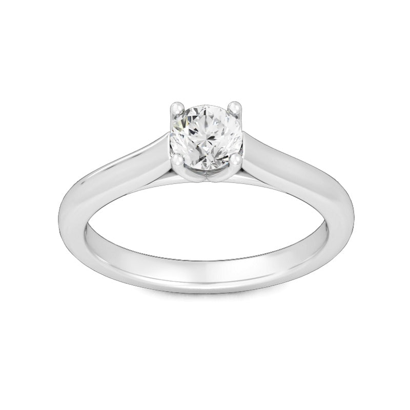 Miranda Diamond Solitaire in 10K Gold (0.50 Ct.)