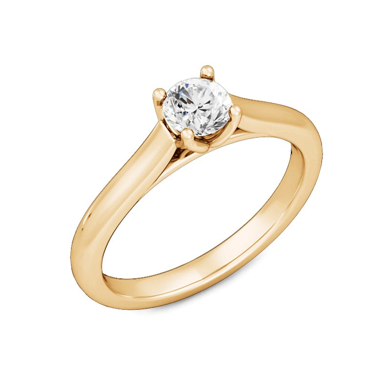 Miranda Diamond Solitaire in 10K Gold (0.50 Ct.)