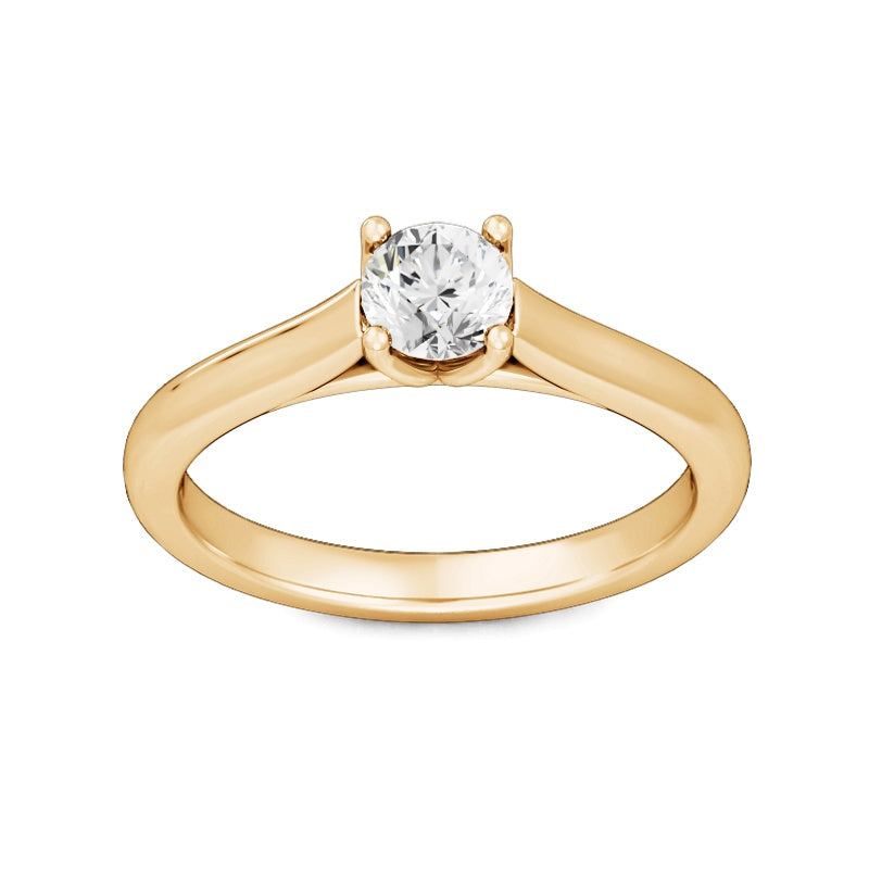 Miranda Diamond Solitaire in 10K Gold (0.50 Ct.)