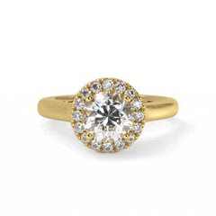 Rigel Engagement Ring in Yellow Gold