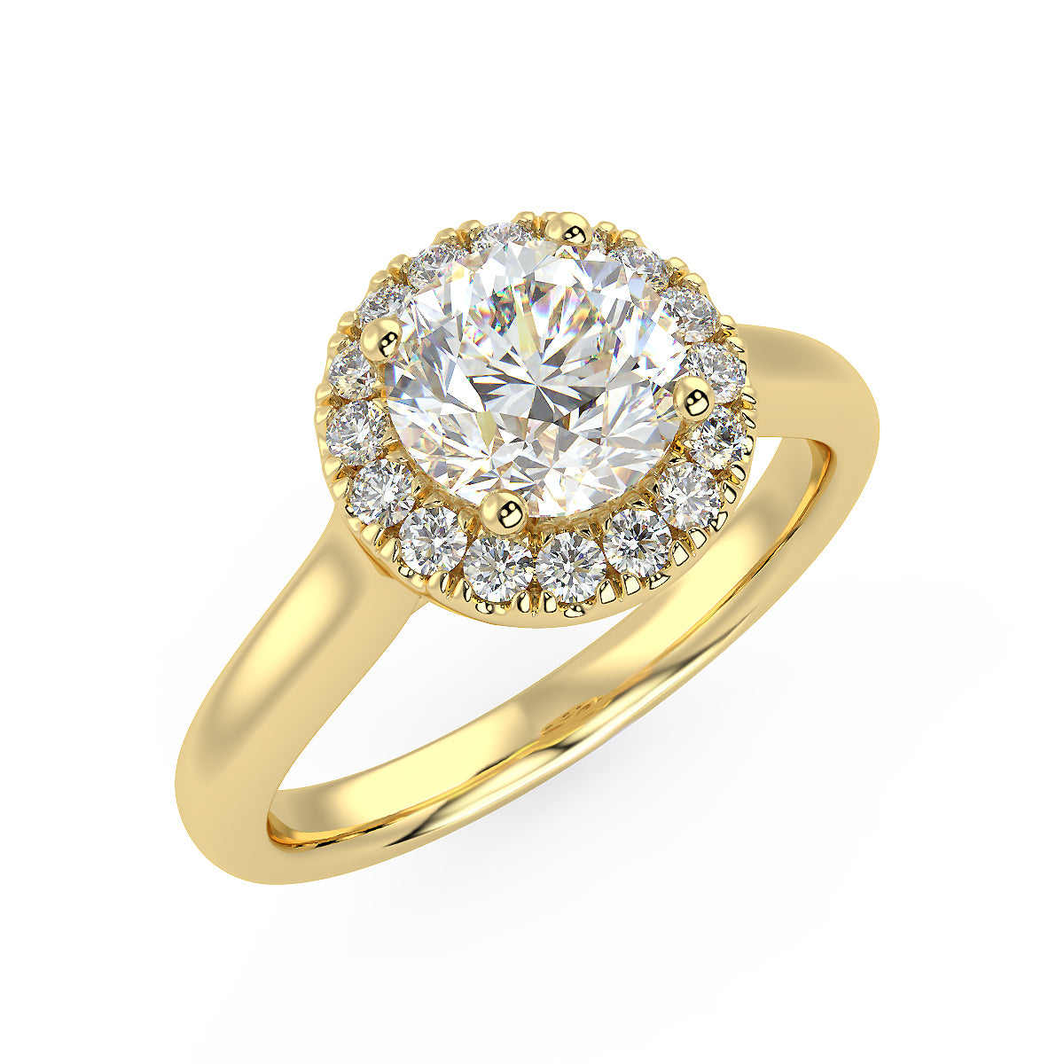 Rigel Engagement Ring in Yellow Gold