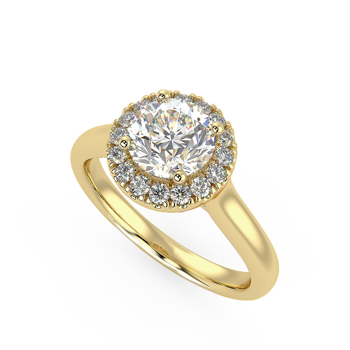 Rigel Engagement Ring in Yellow Gold